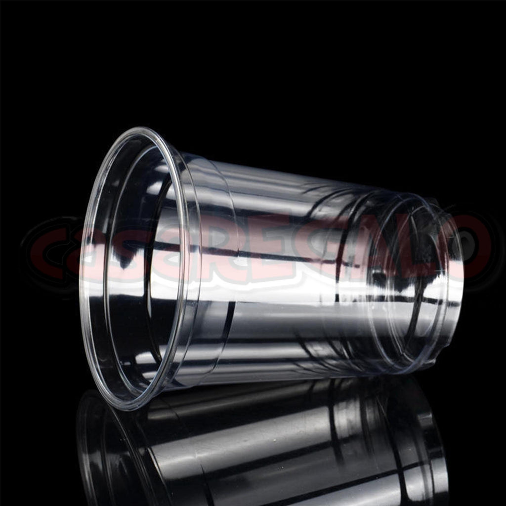 Clear reusable plastic drinking cups 350ml – product image