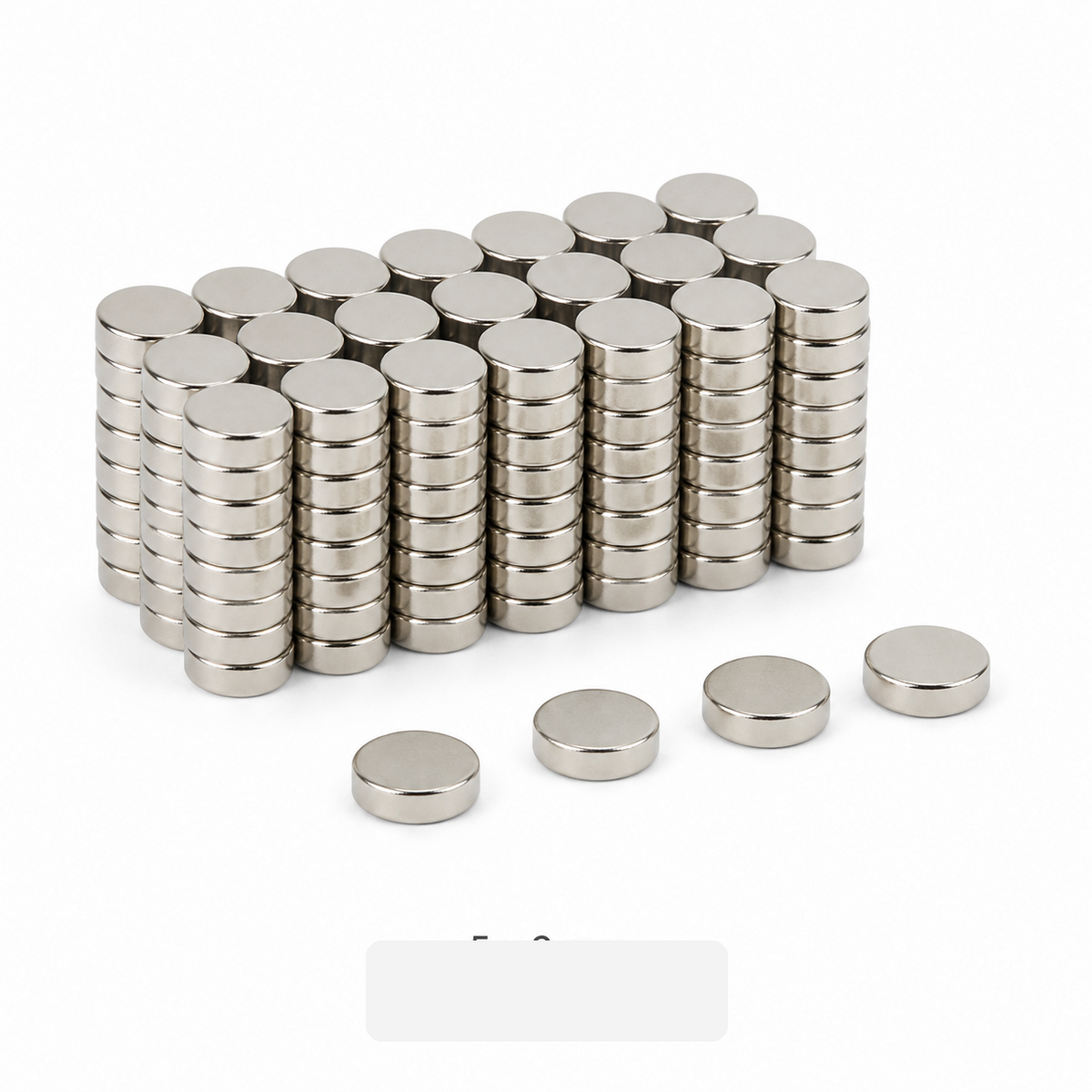 N35 neodymium cylinder magnet 5 x 2mm
