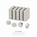 N35 neodymium cylinder magnet 6 x 4mm