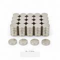 N35 neodymium cylinder magnet 8 x 2mm