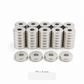 N35 neodymium cylinder magnet 20 x 5mm with hole