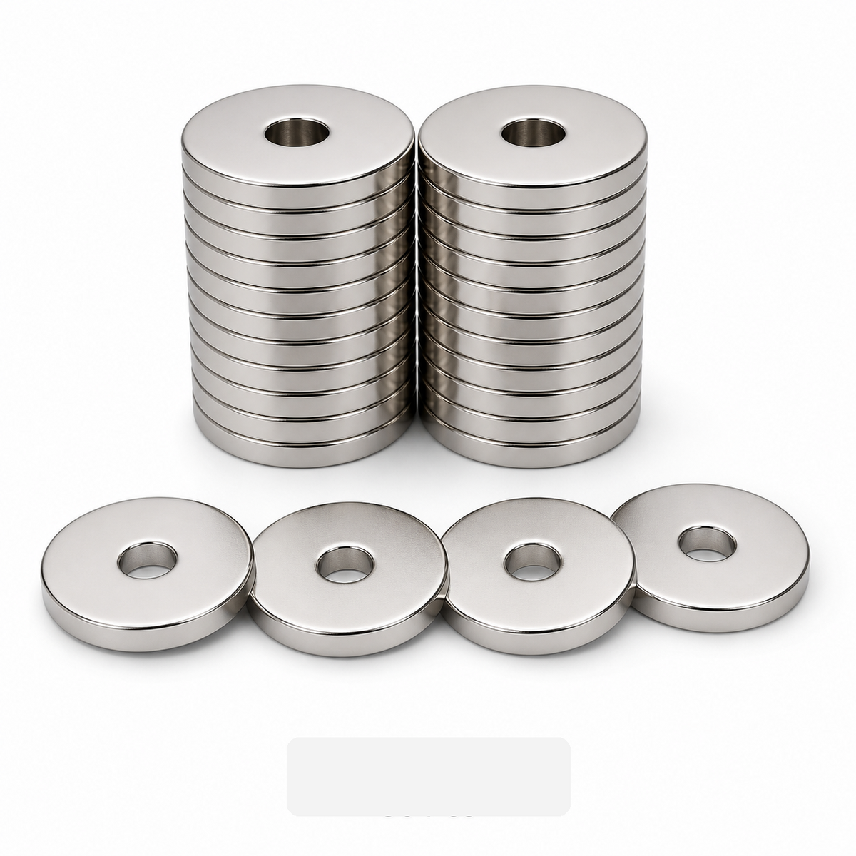 N35 neodymium cylinder magnet 30 x 5mm with hole