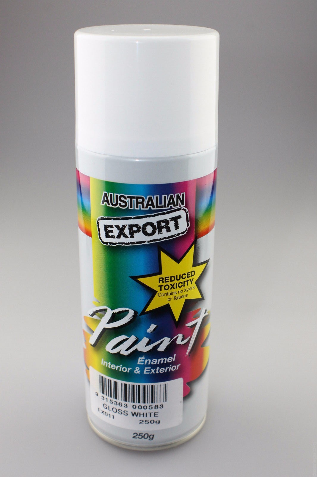 Australian Export Spray Paint 250g Gloss White