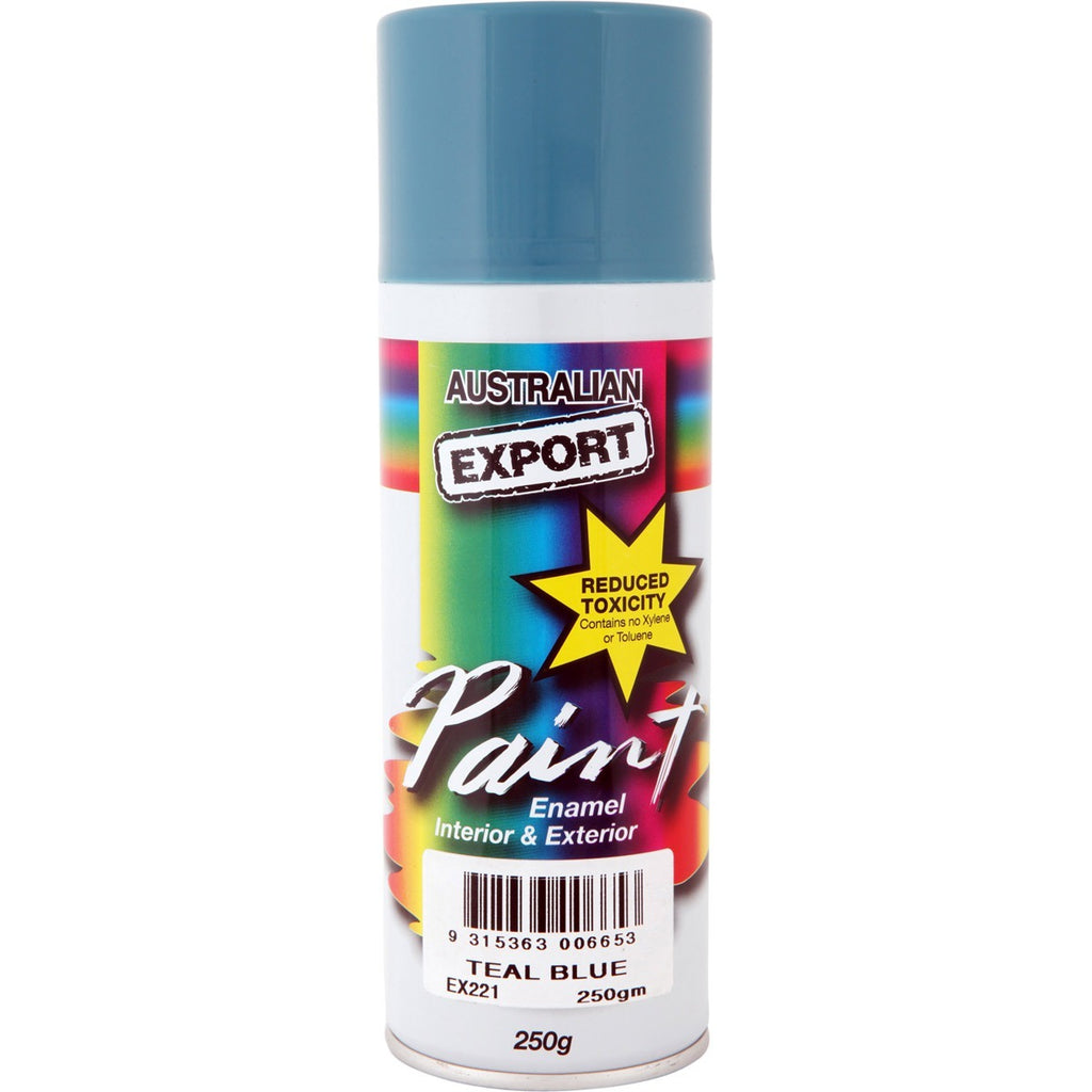 Australian Export Spray Paint 250g Teal Blue
