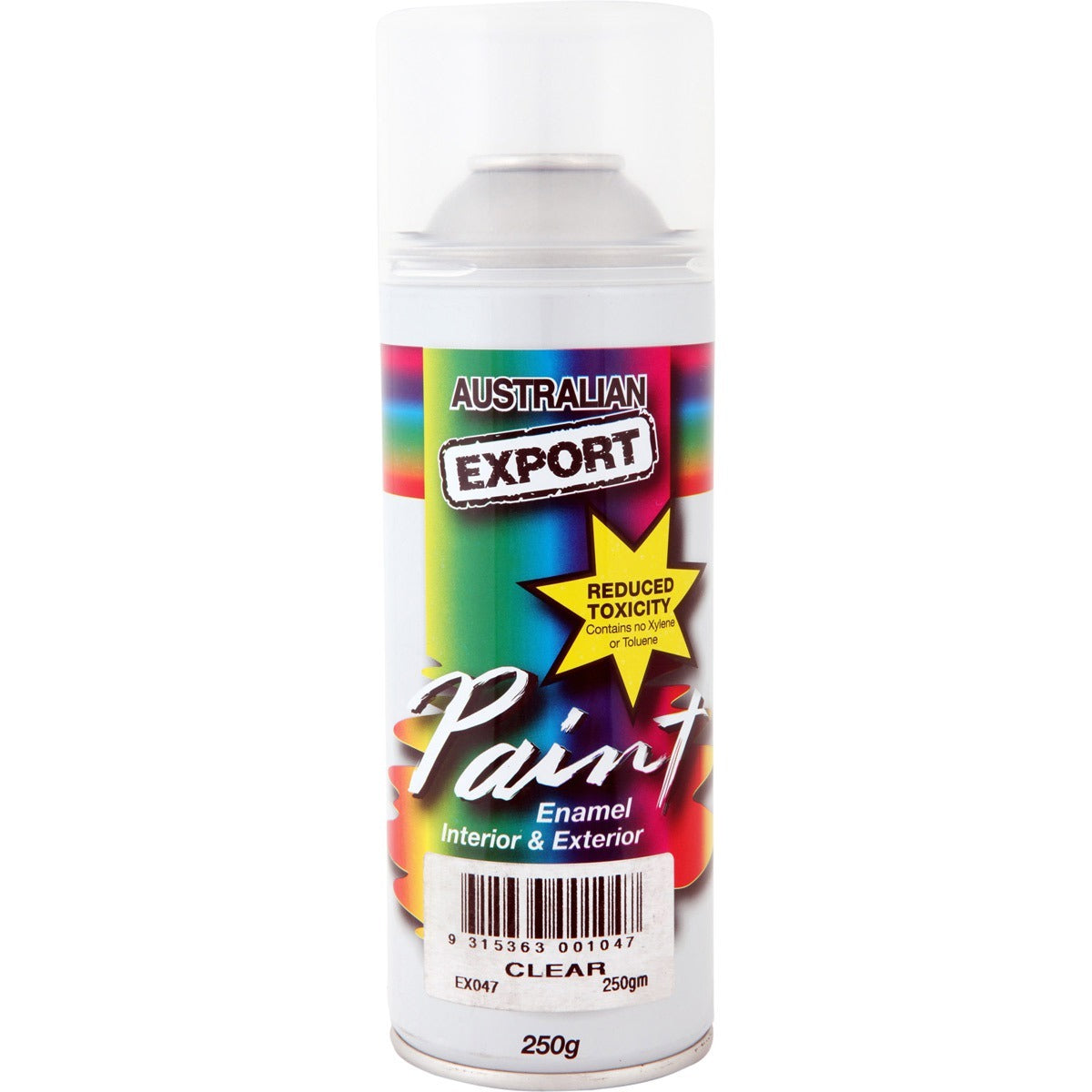 Australian Export Spray Paint 250g Clear
