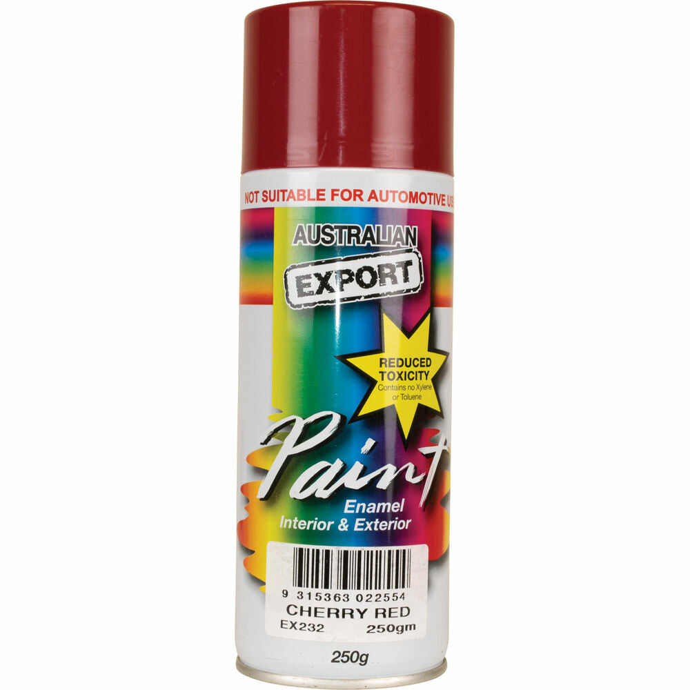 Australian Export Spray Paint 250g Cherry Red